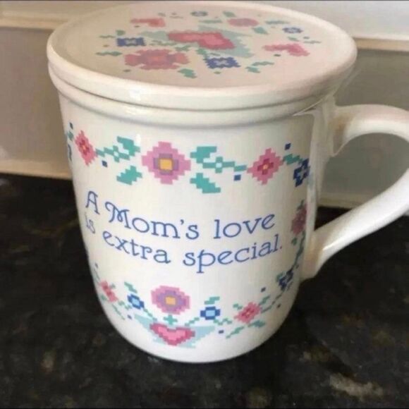 Hallmark Coffee Mug w/ Coaster Mothers Mom's Love Extra Special Mug Mates EUC! - Picture 1 of 6